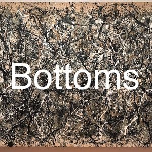 Skirts jean pants below